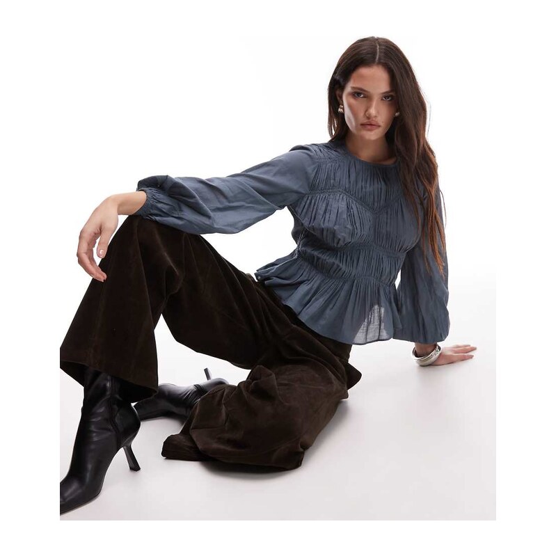 Allsaints Melani top in blue