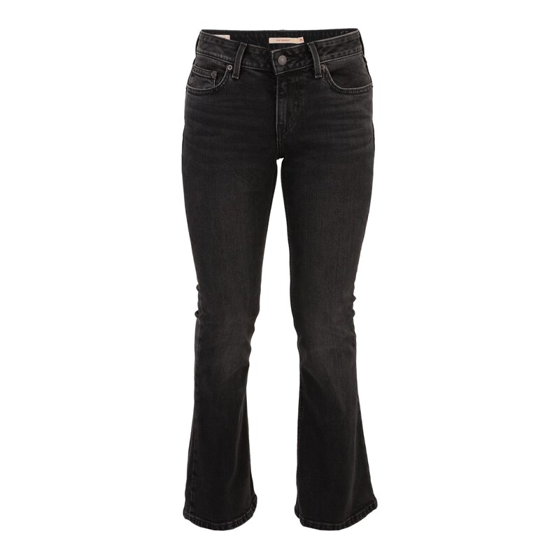 LEVIS  Džíny Low Slim Boot černá džínovina