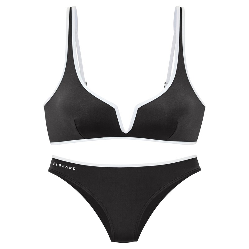 Elbsand Bikiny černá / bílá