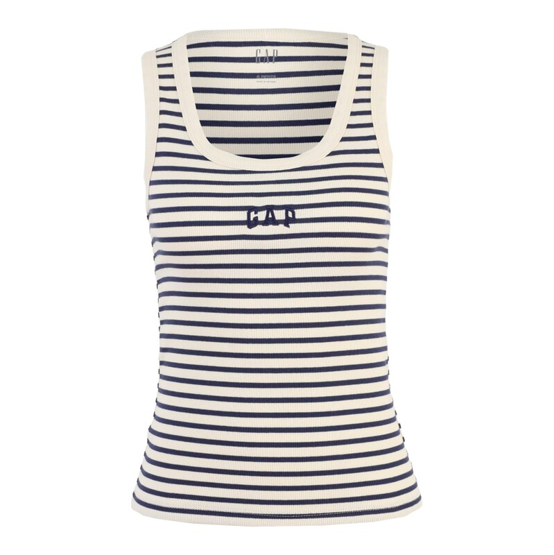 Gap Petite Top marine modrá / bílá