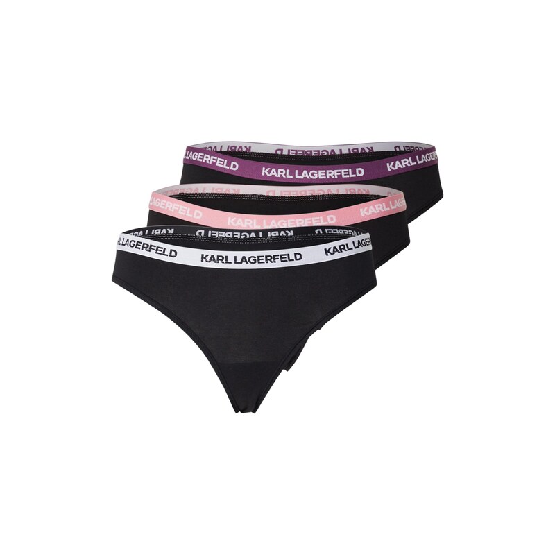 Karl Lagerfeld Tanga fialová / pitaya / černá / bílá