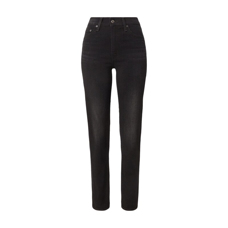 LEVIS  Džíny 722 High Rise Slim černá džínovina