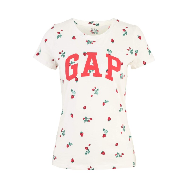 Gap Tall Tričko CLSC zelená / červená / bílá