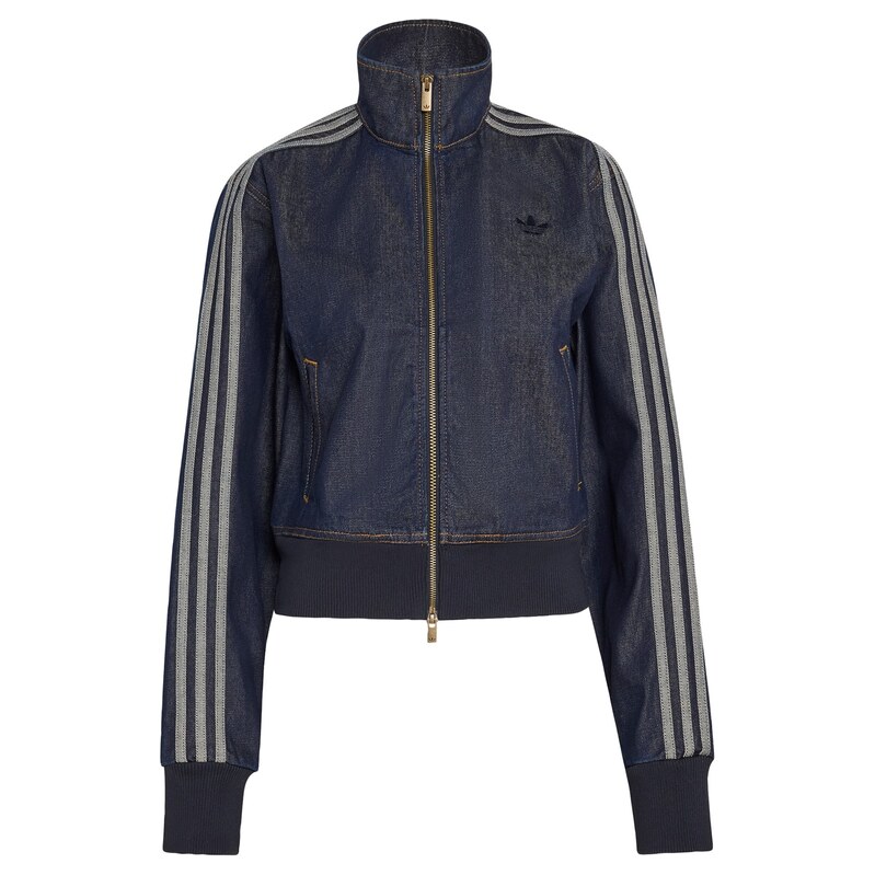 ADIDAS ORIGINALS Přechodná bunda Firebird tmavě modrá / šedá