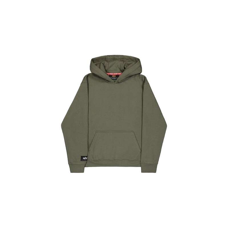 ALPHA INDUSTRIES Mikina Label olivová