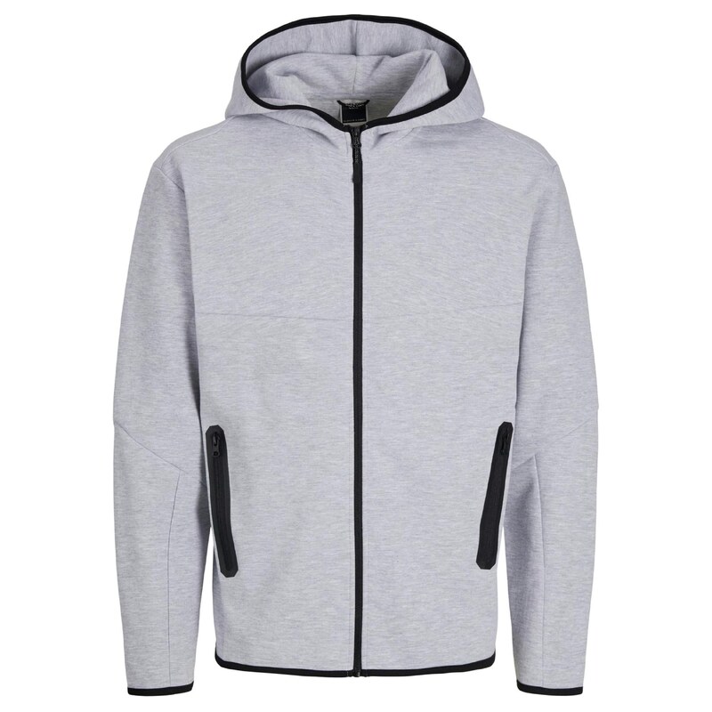 JACK & JONES Mikina Fusion světle šedá