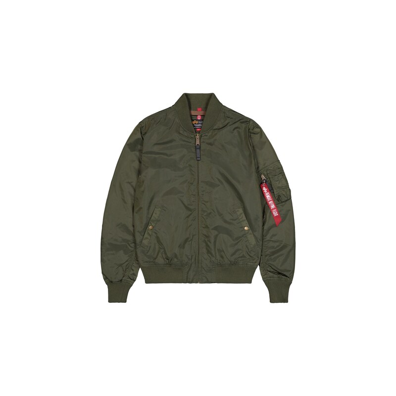 ALPHA INDUSTRIES Přechodná bunda MA-1 TT tmavě zelená