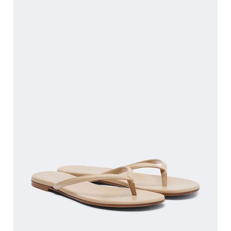 Gianvito Rossi Calypso leather thong sandals