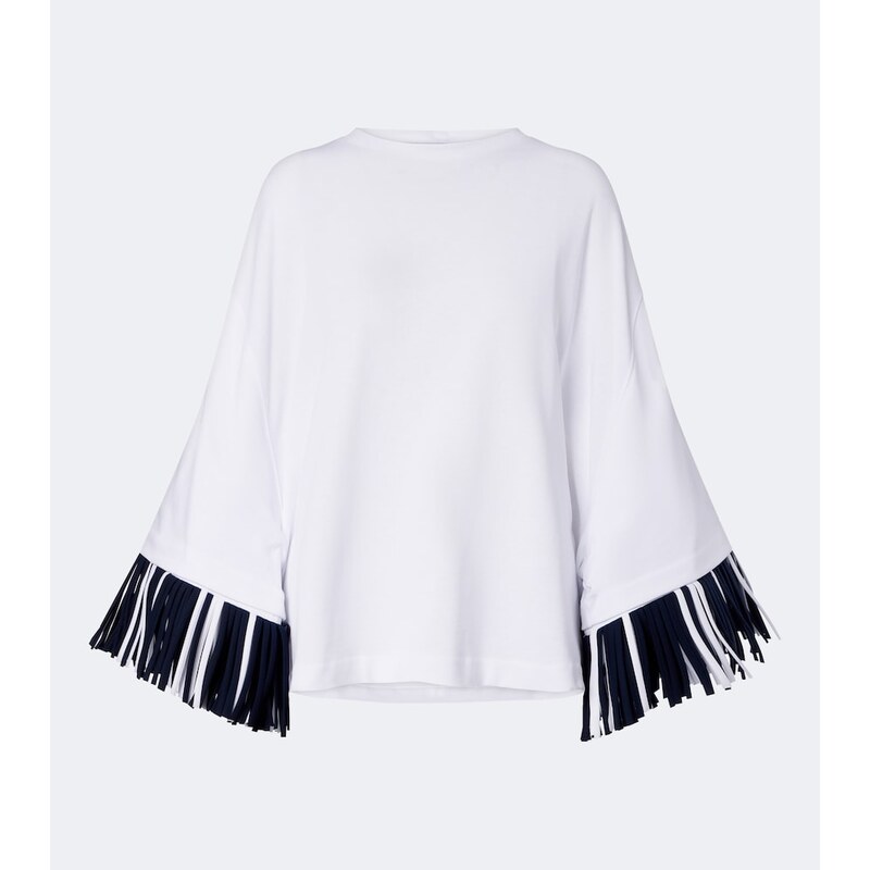 Jacquemus Cabana fringed cotton jersey T-shirt