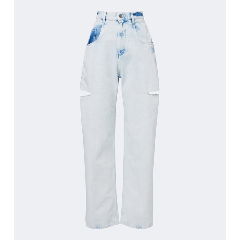 Maison Margiela Cutout barrel-leg jeans