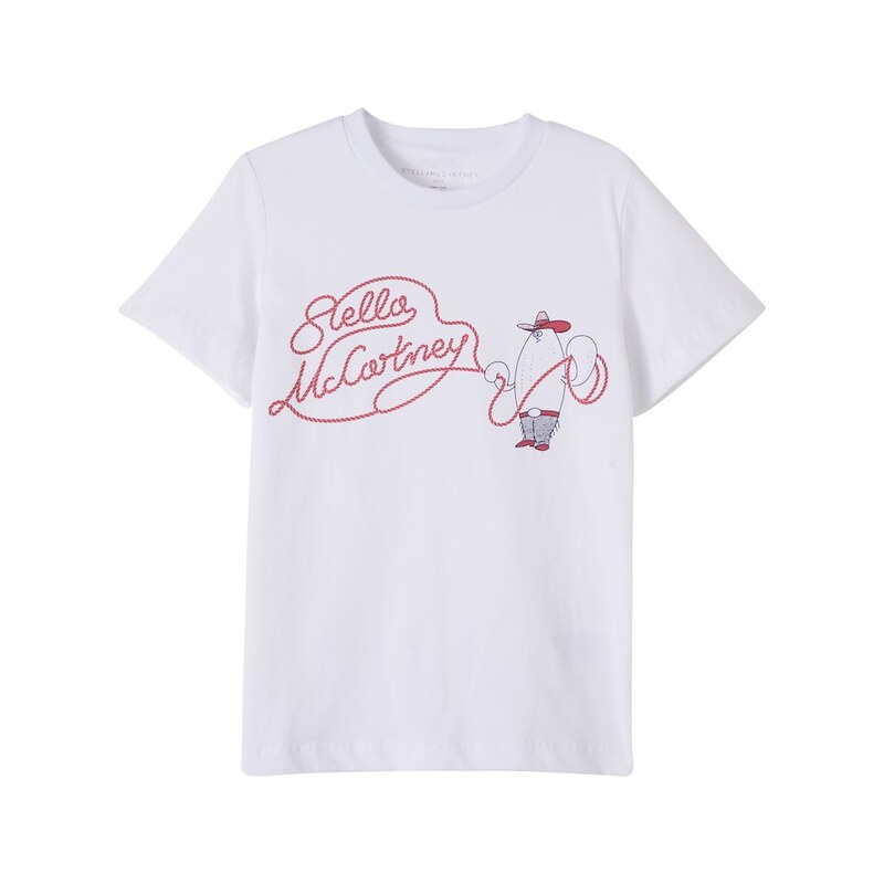 Stella McCartney Kids Printed cotton jersey T-shirt