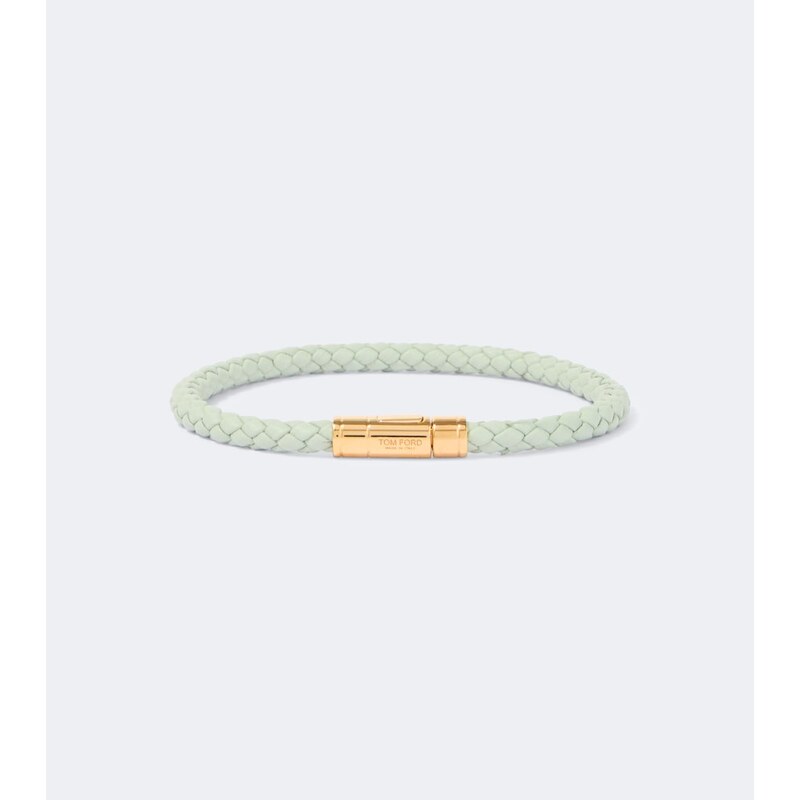 Tom Ford Braided leather bracelet