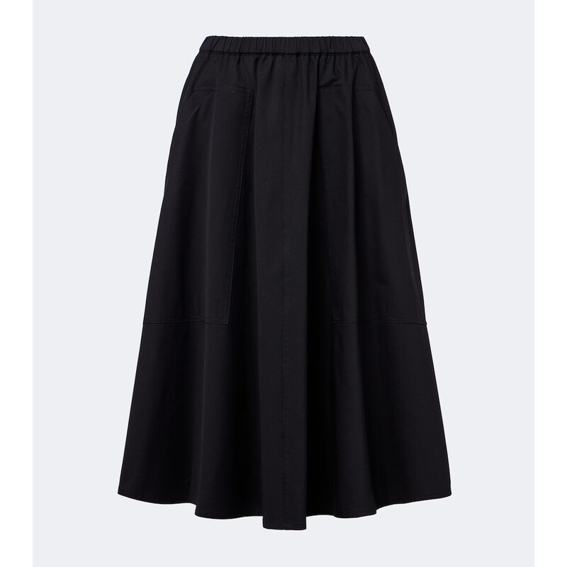 Vince Cotton midi skirt