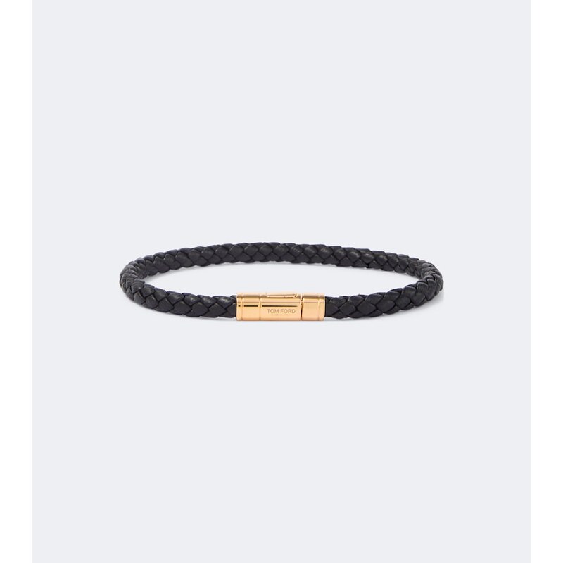 Tom Ford Braided leather bracelet