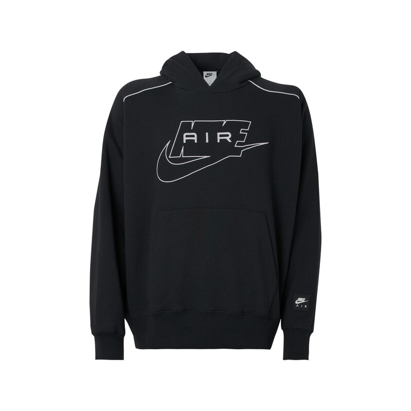 Nike Sportswear Mikina Air černá / bílá