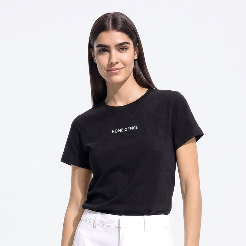 Reserved - LADIES` T-SHIRT - černý