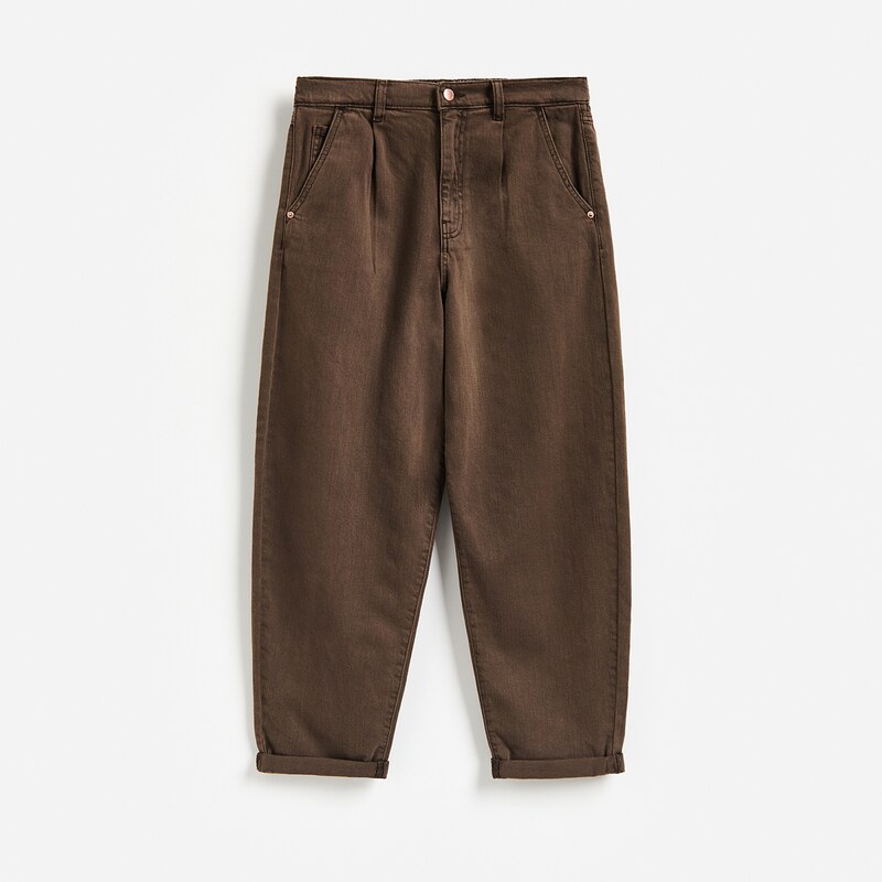 Reserved - Džíny barrel leg - dark grey jeans