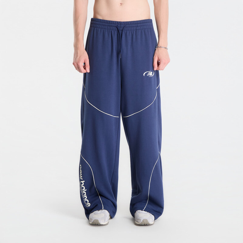 Kalhoty New Balance Trackside French Terry Pant Nb Navy S
