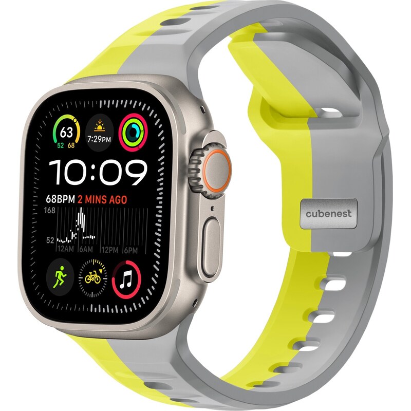 CubeNest Premium Silikon Sport na Apple Watch 42/44/45/Ultra 49