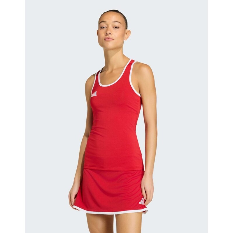 adidas performance Entrada26 tank top in team power red 2 /