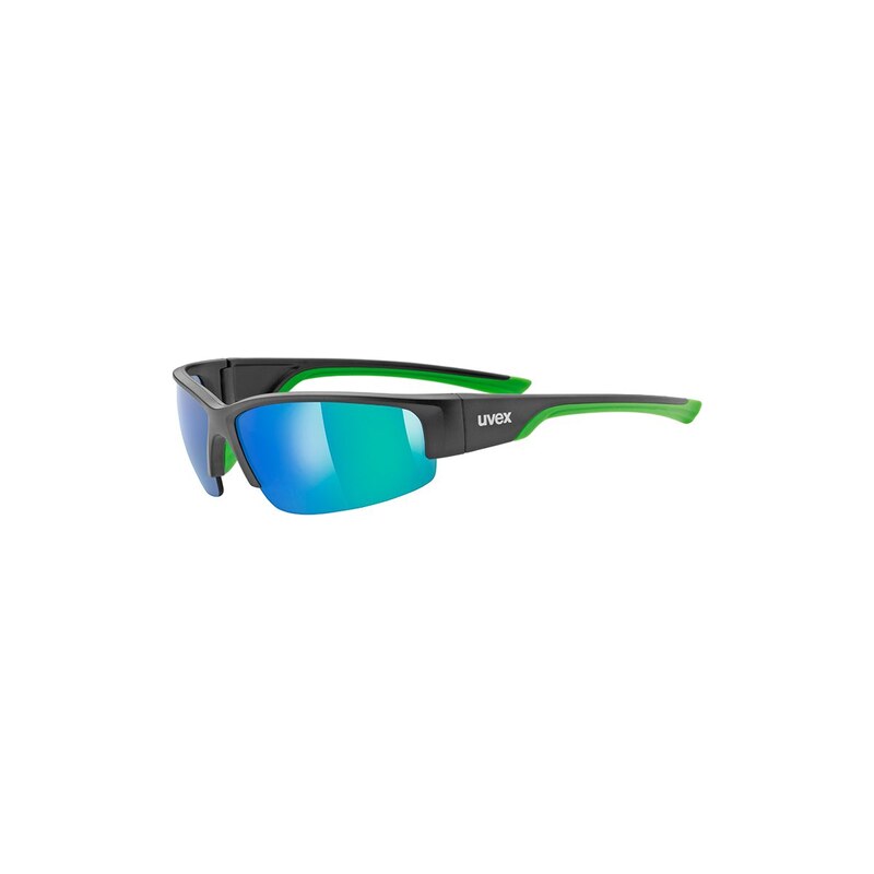 Uvex Sportstyle 215 brýle black mat green/green