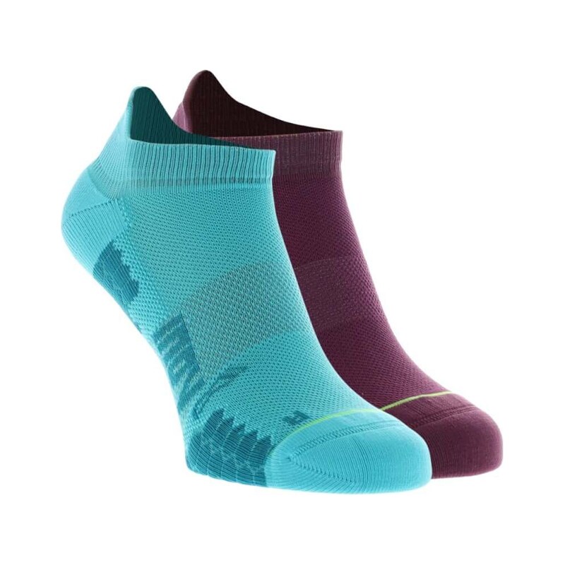 Inov-8 Trailfly ponožky nízké teal/fialová vel. M