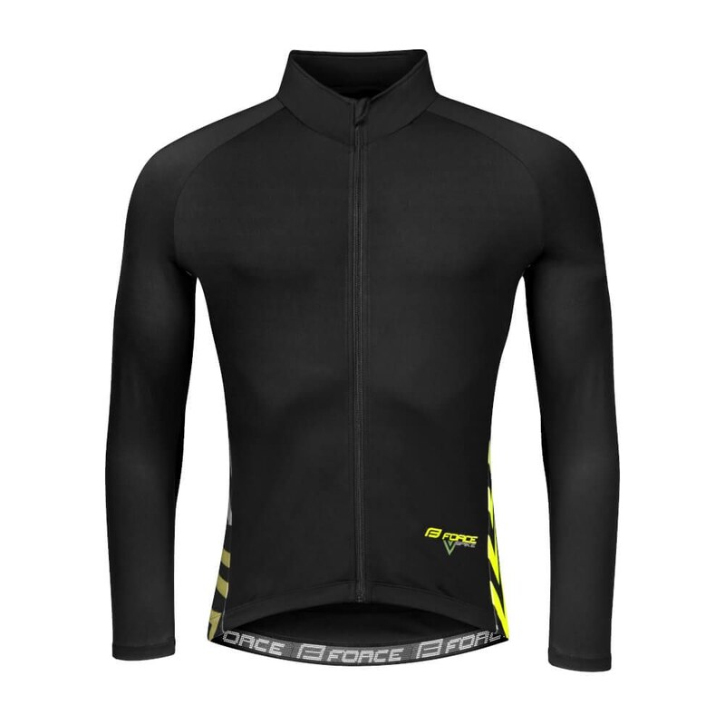 Force Spike pánský dres dlouhý rukáv černá/fluo vel. XS