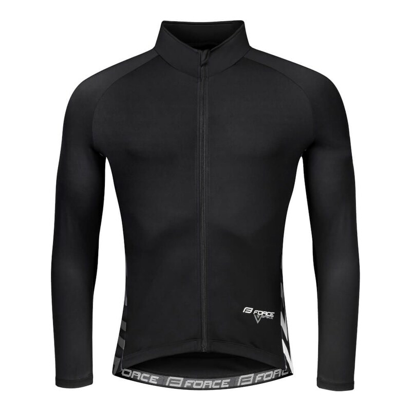 Force Spike pánský dres dlouhý rukáv černá/bílá vel. S