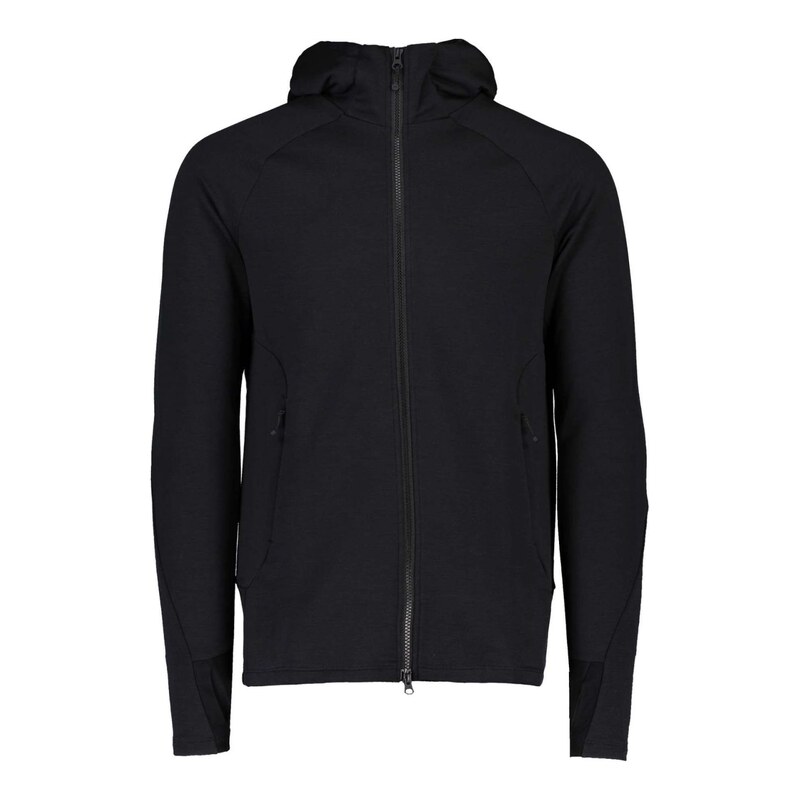 POC Merino Zip Hood pánská mikina s kapucí Uranium Black vel. M
