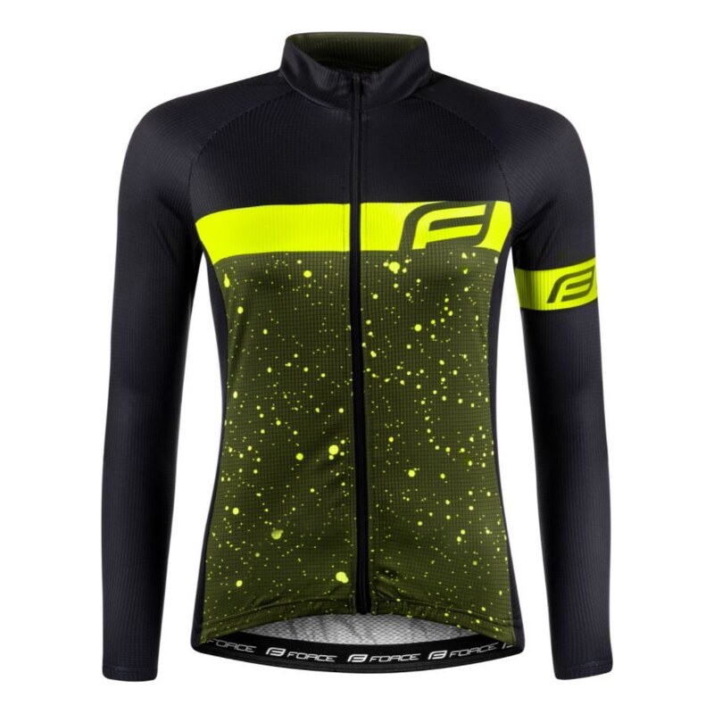 Force Spray Lady dámský dres dlouhý rukáv army/fluo vel. L