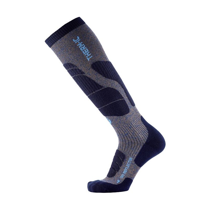 Thermic Ski Merino Reflector pánské ponožky blue/gold vel. 39/41 99611766