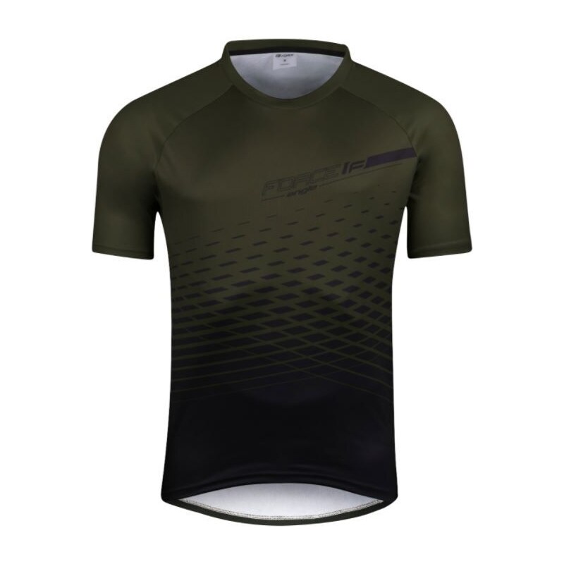 Force Angle MTB pánský dres krátký rukáv army vel. XS