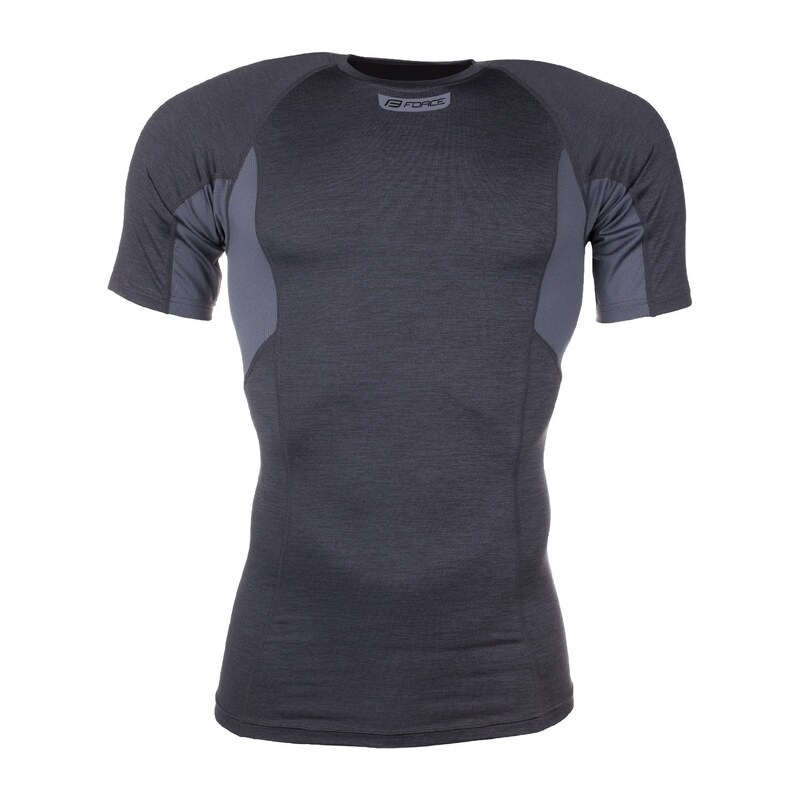 Force Breeze unisex funkční triko krátký rukáv šedé vel. L