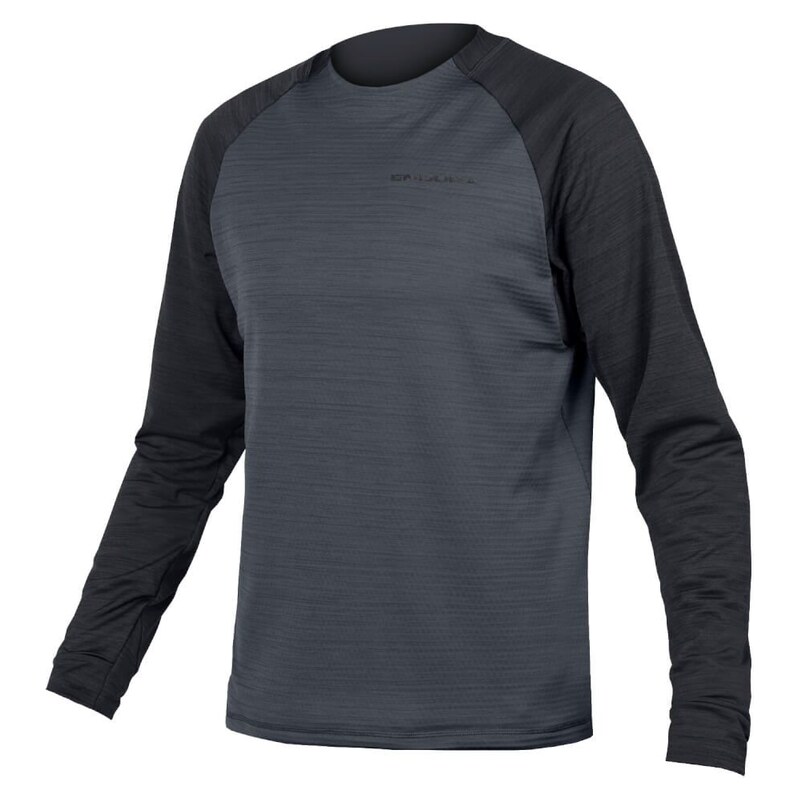 Endura Singletrack Fleece pánský dres dlouhý rukáv black vel. S