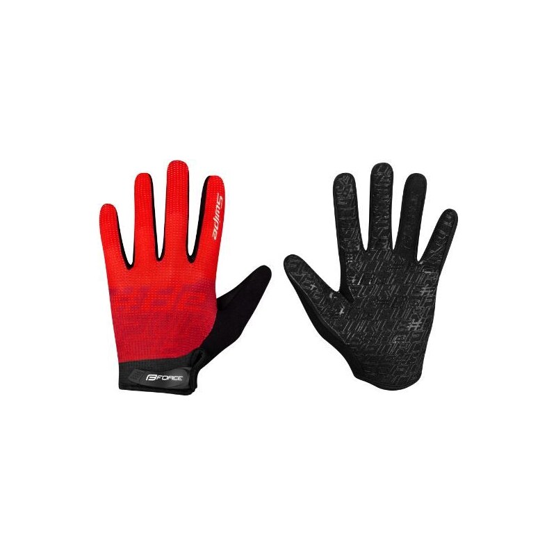 Force Swipe MTB rukavice červená vel. S