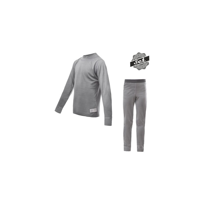Sensor Merino Active set juniorské triko dlouhý rukáv + kalhoty