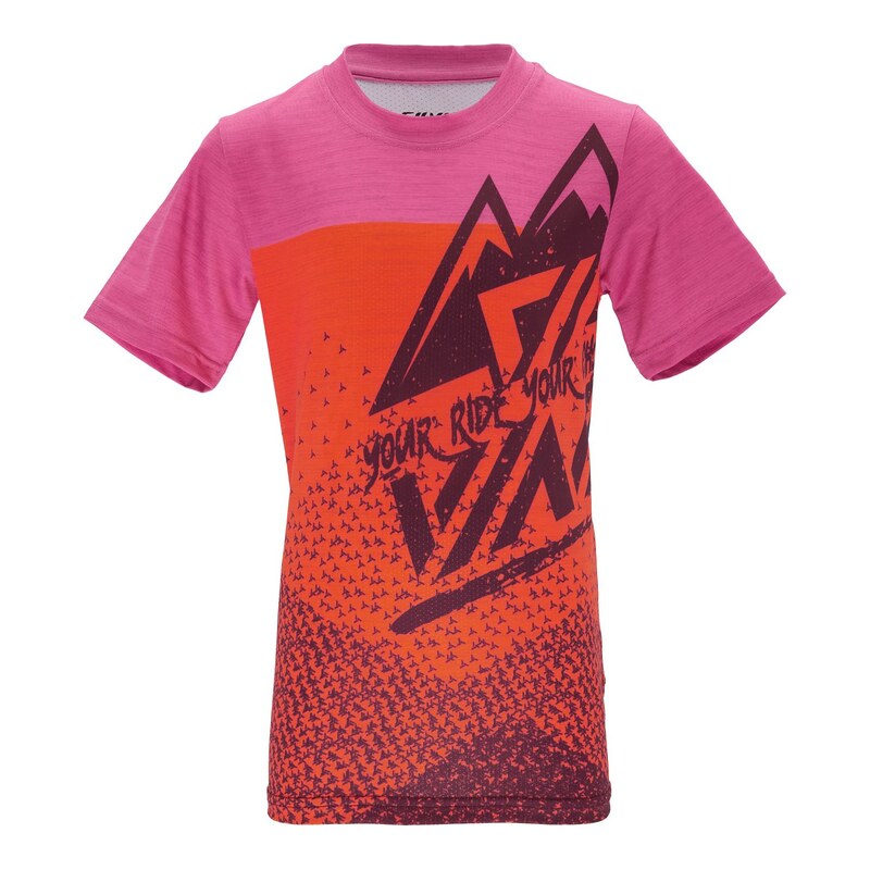 Silvini Denni dětský dres krátký rukáv Orange/Fuchsia vel. 122