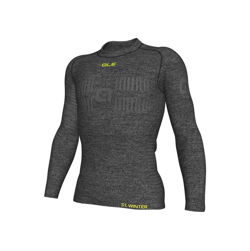 Alé Seamless Wool pánské funkční triko dlouhý rukáv šedá vel. L