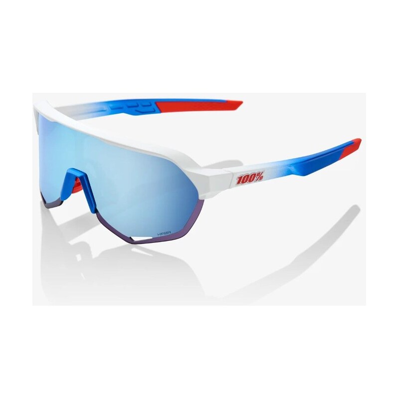 100% S2 sportovní brýle TotalEnergies Matte White/Metallic Blue
