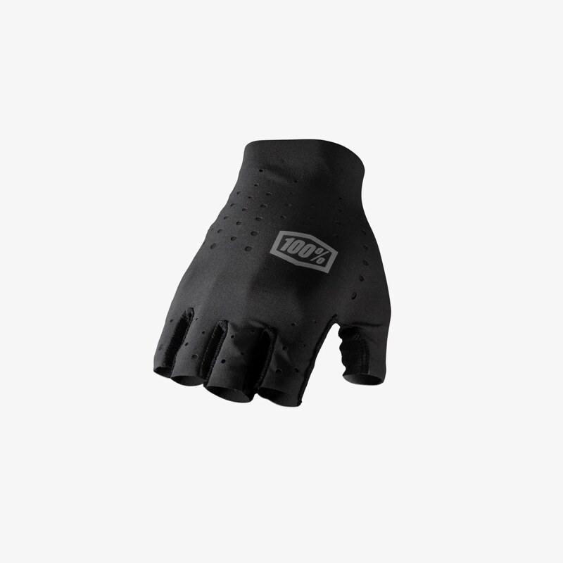 100% Sling krátkoprsté rukavice Black vel. M