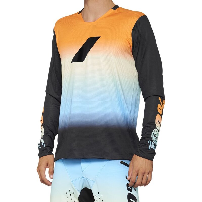 100% R-Core X LE pánský dres dlouhý rukáv Sunset vel. L