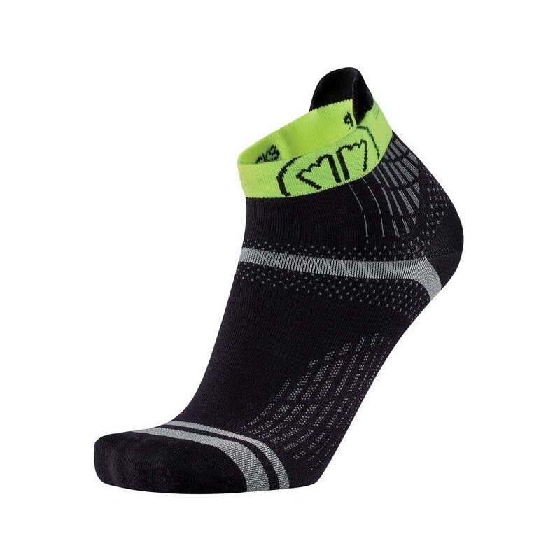 Sidas Run Feel ponožky Black/Yellow vel. XS (35-36)