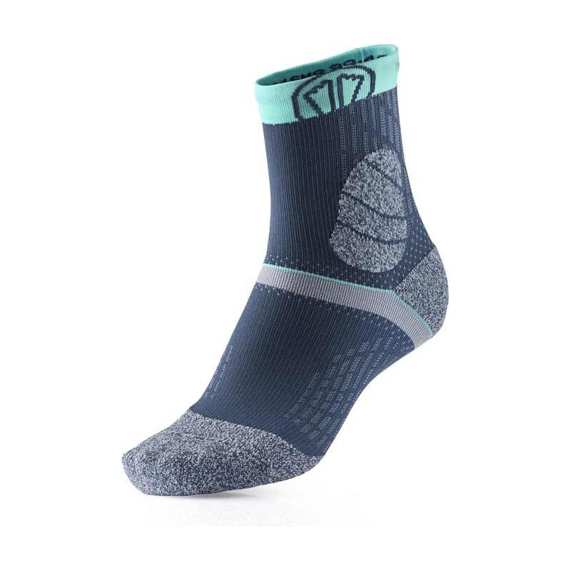 Sidas Trail Protect ponožky Grey/Turquoise vel. XS (35-36)