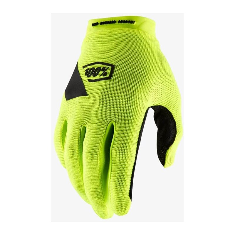100% Ridecamp pánské rukavice Fluo Yellow vel. M