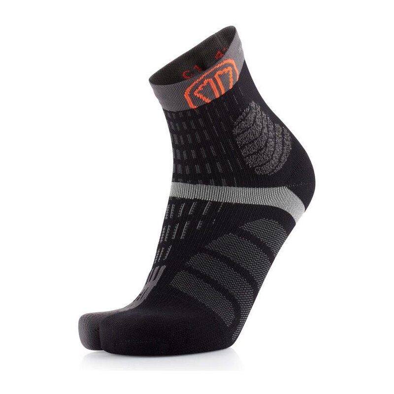 Sidas T-Free Trail běžecké ponožky Black/Grey vel. S (37-38)