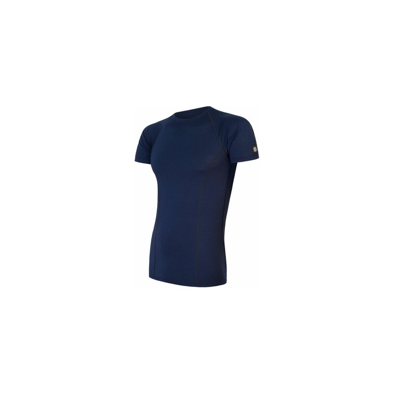 Sensor Merino Active pánské triko krátký rukáv Deep Blue vel. M