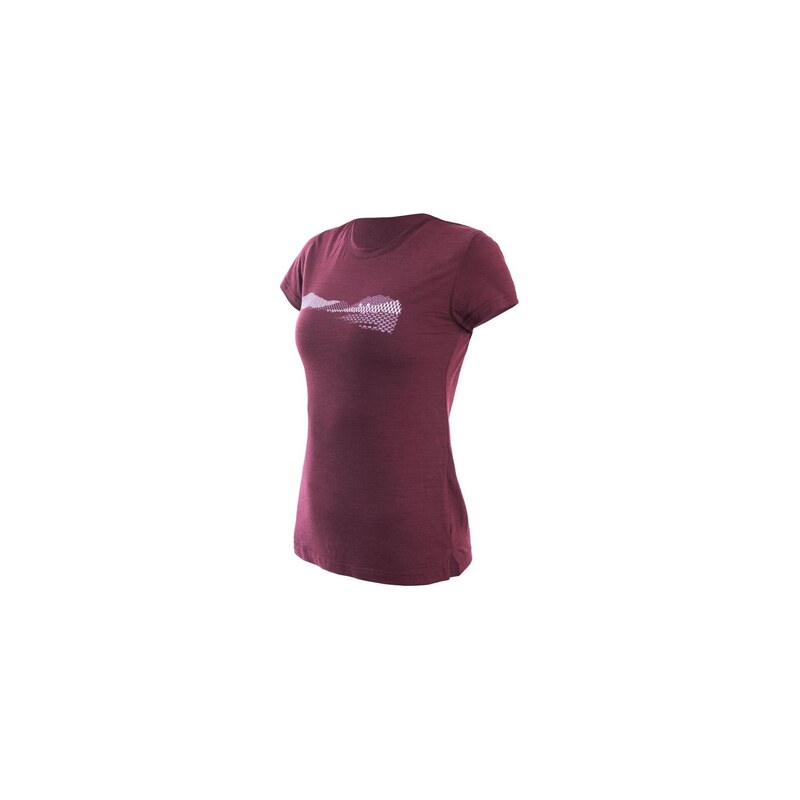 Sensor Merino Air PT Hills dámské triko krátký rukáv Port Red