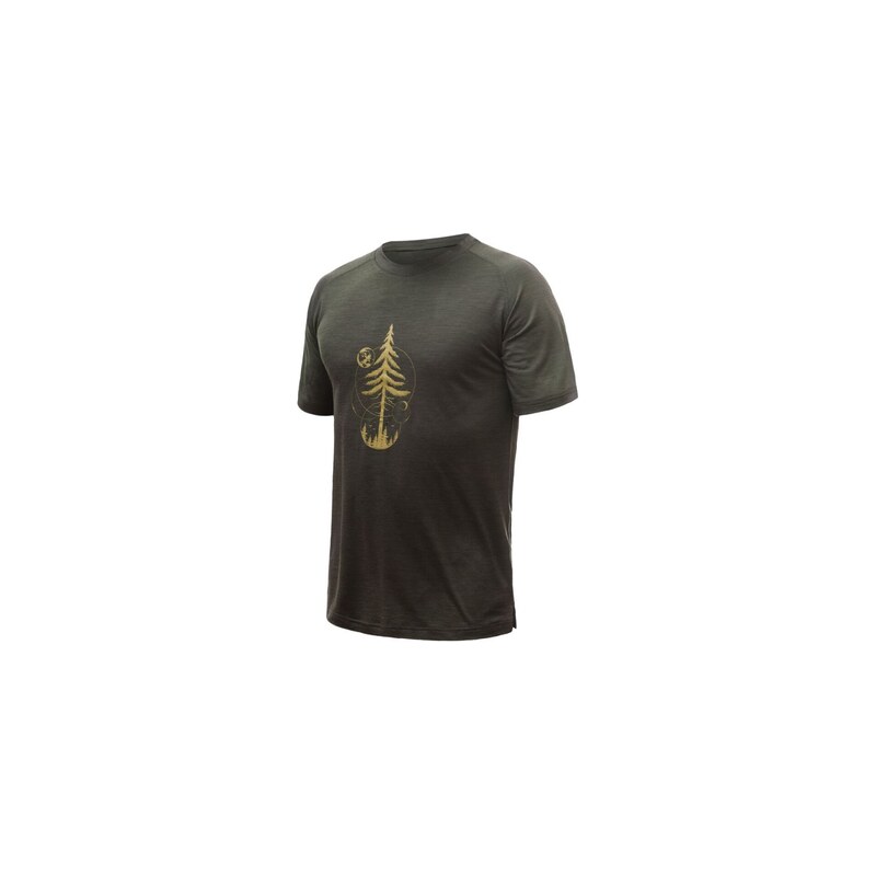 Sensor Merino Air Earth pánské triko krátký rukáv Olive Green