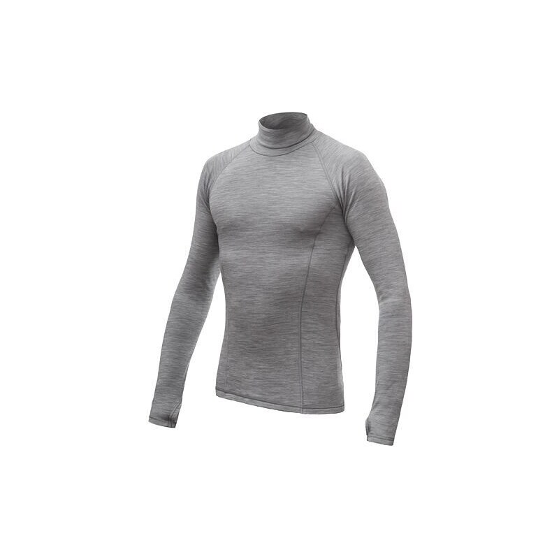 Sensor Merino Bold Neck pánské triko dlouhý rukáv Cool Gray vel.