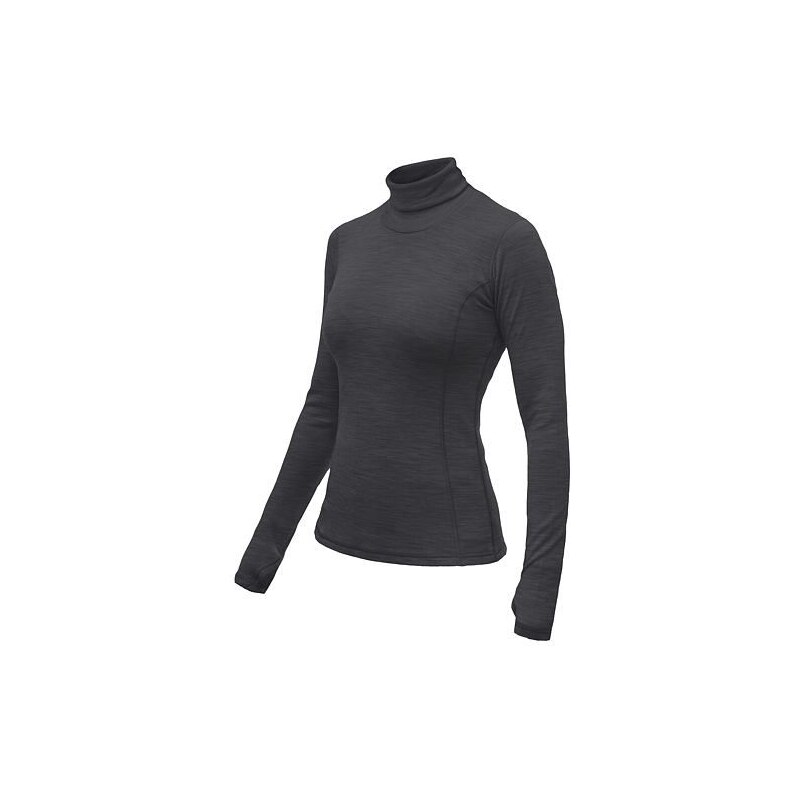 Sensor Merino Bold Roll Neck dámské triko dlouhý rukáv